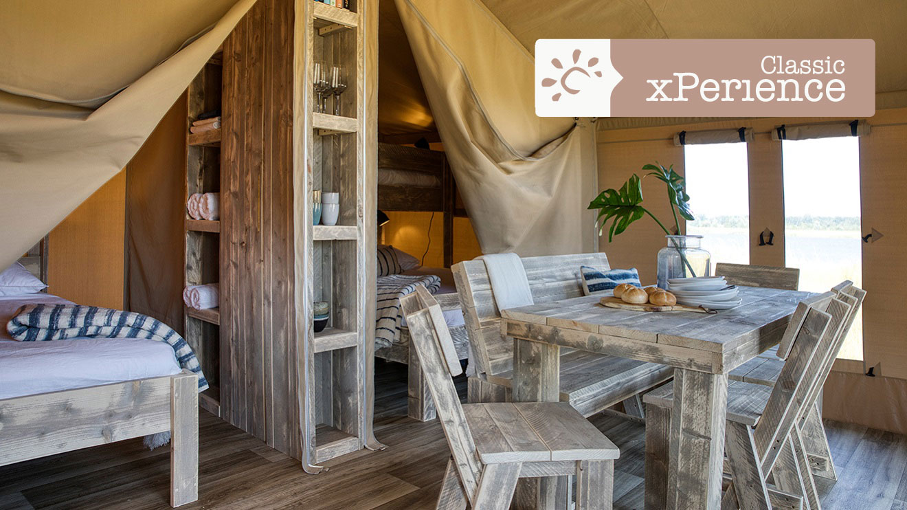 Comet Safari Tent bedroom